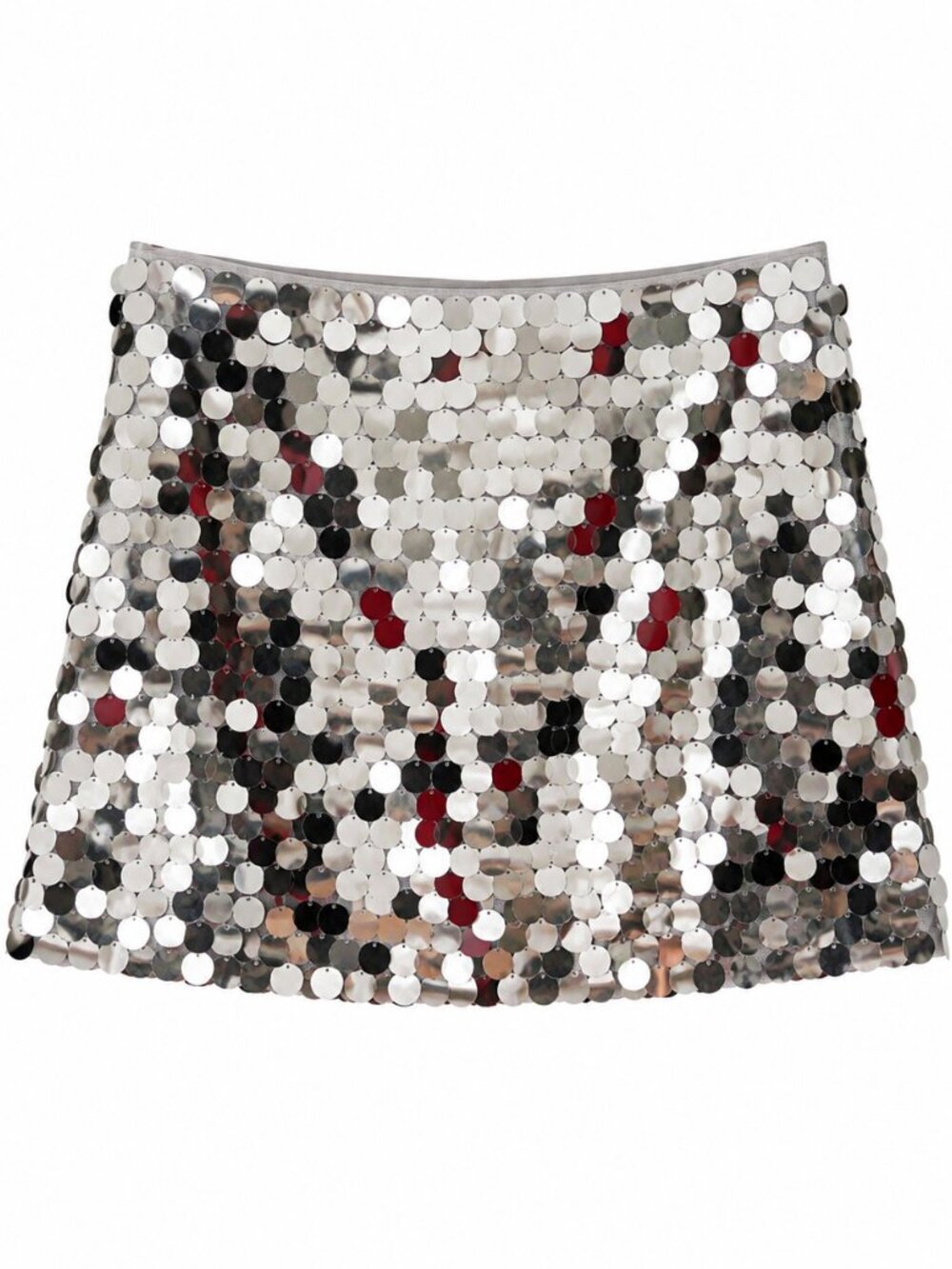 NWT Reformation Carla Low Waist Skirt Mercury (Size US 4) - Picture 4 of 5